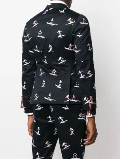Thom Browne Surfers embroidered twill blazer