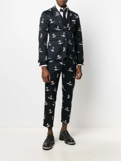 Thom Browne Surfers embroidered twill blazer