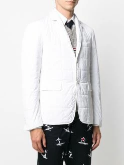 Thom Browne down-filled rear stripe jacket