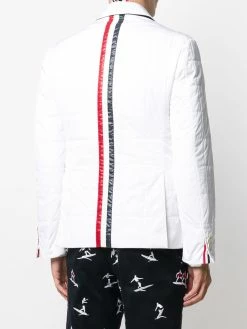 Thom Browne down-filled rear stripe jacket
