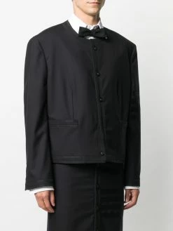 Thom Browne Oversized cardigan jacket military jackets of men 7 Thom Browne oversized cardigan jacket