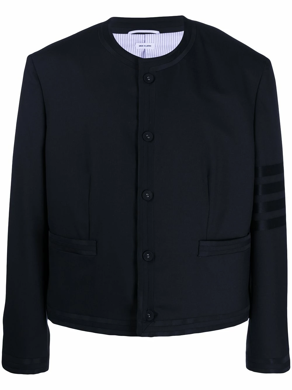 Thom Browne Oversized cardigan jacket military jackets of men 1 Thom Browne oversized cardigan jacket