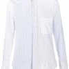 Thom Browne Fun-Mix rounded collar Oxford shirt