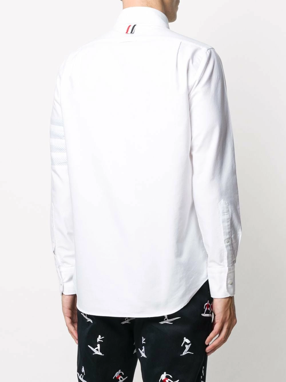 Thom Browne 4 Bar straight fit Oxford shirt shirts of men 4 Thom Browne 4-Bar straight-fit Oxford shirt