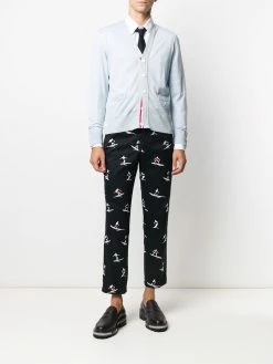 Thom Browne 4-Bar straight-fit Oxford shirt