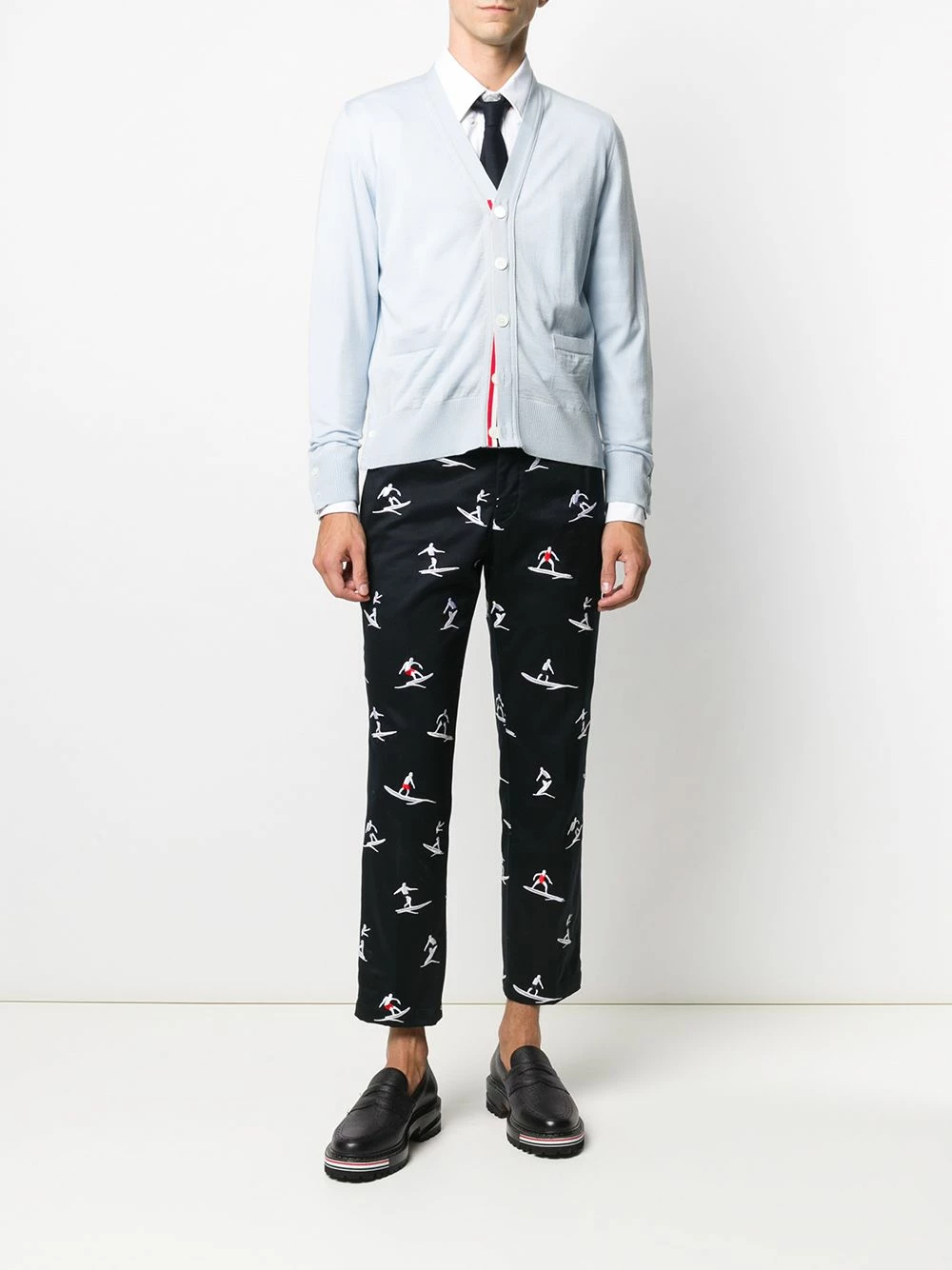 Thom Browne 4 Bar straight fit Oxford shirt shirts of men 2 Thom Browne 4-Bar straight-fit Oxford shirt