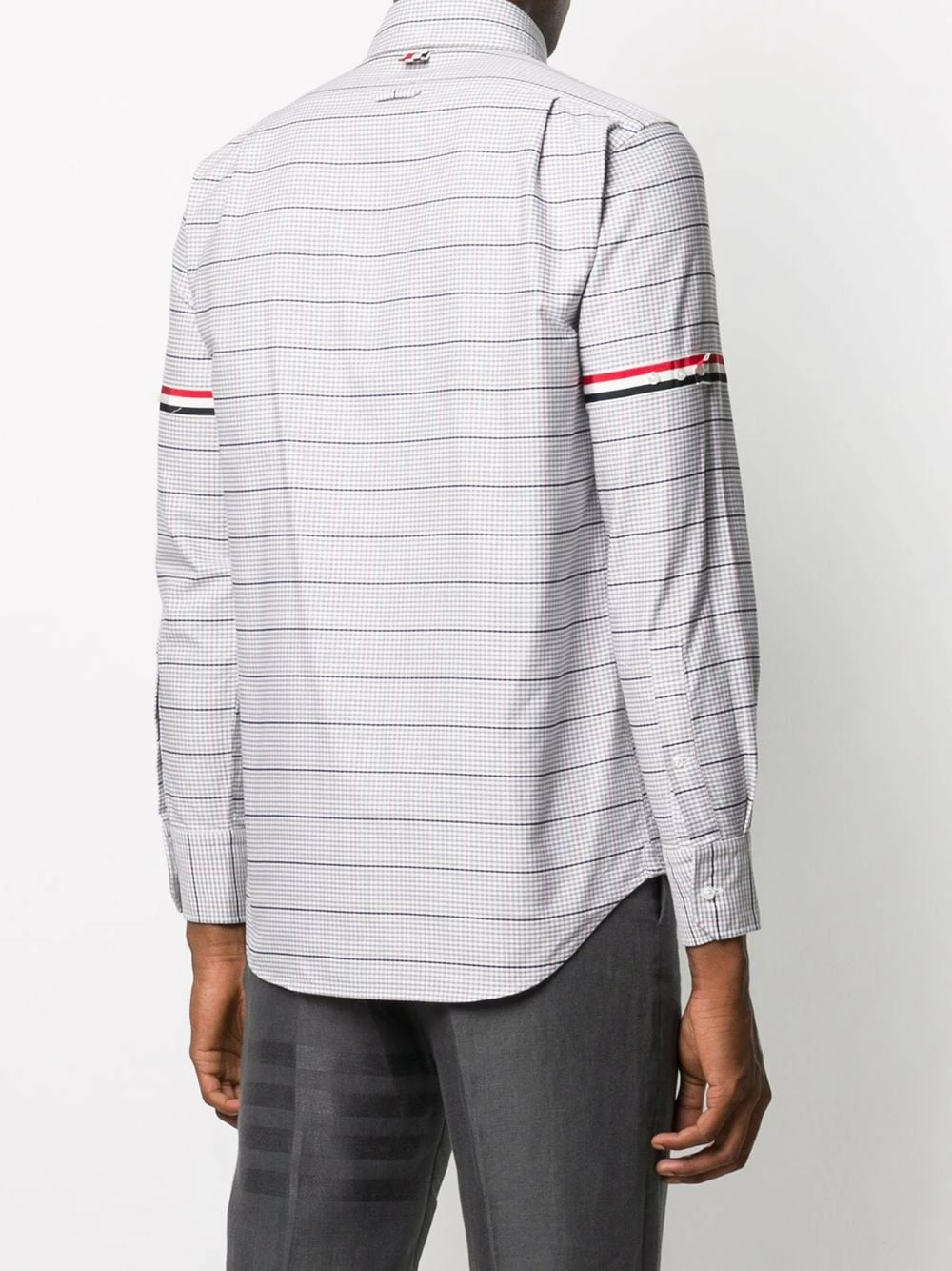 Thom Browne Check straight fit shirt shirts of men 4 Thom Browne check straight-fit shirt