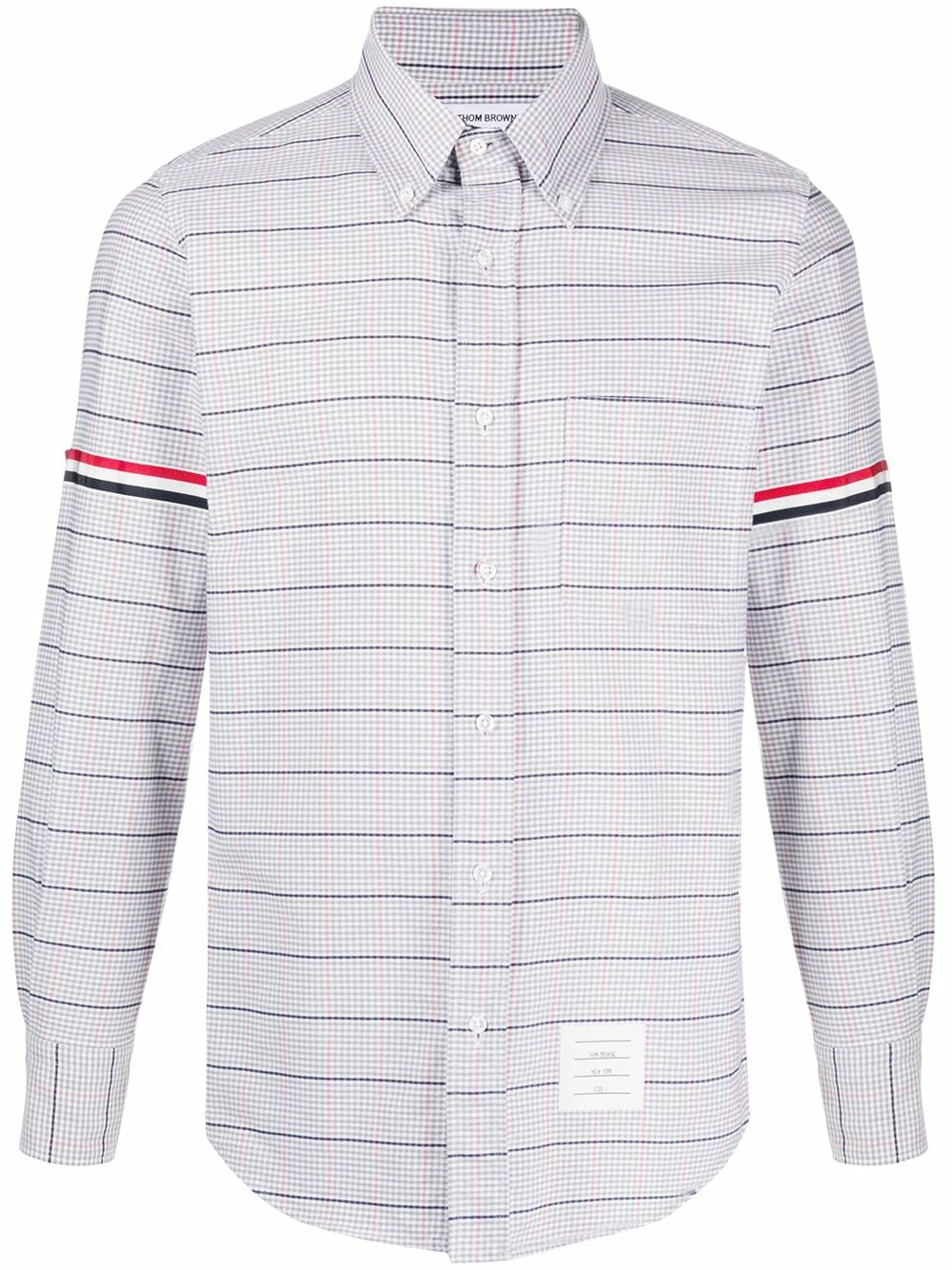 Thom Browne Check straight fit shirt shirts of men 1 Thom Browne check straight-fit shirt