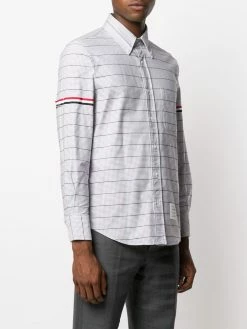 Thom Browne Check straight fit shirt shirts of men 7 Thom Browne check straight-fit shirt