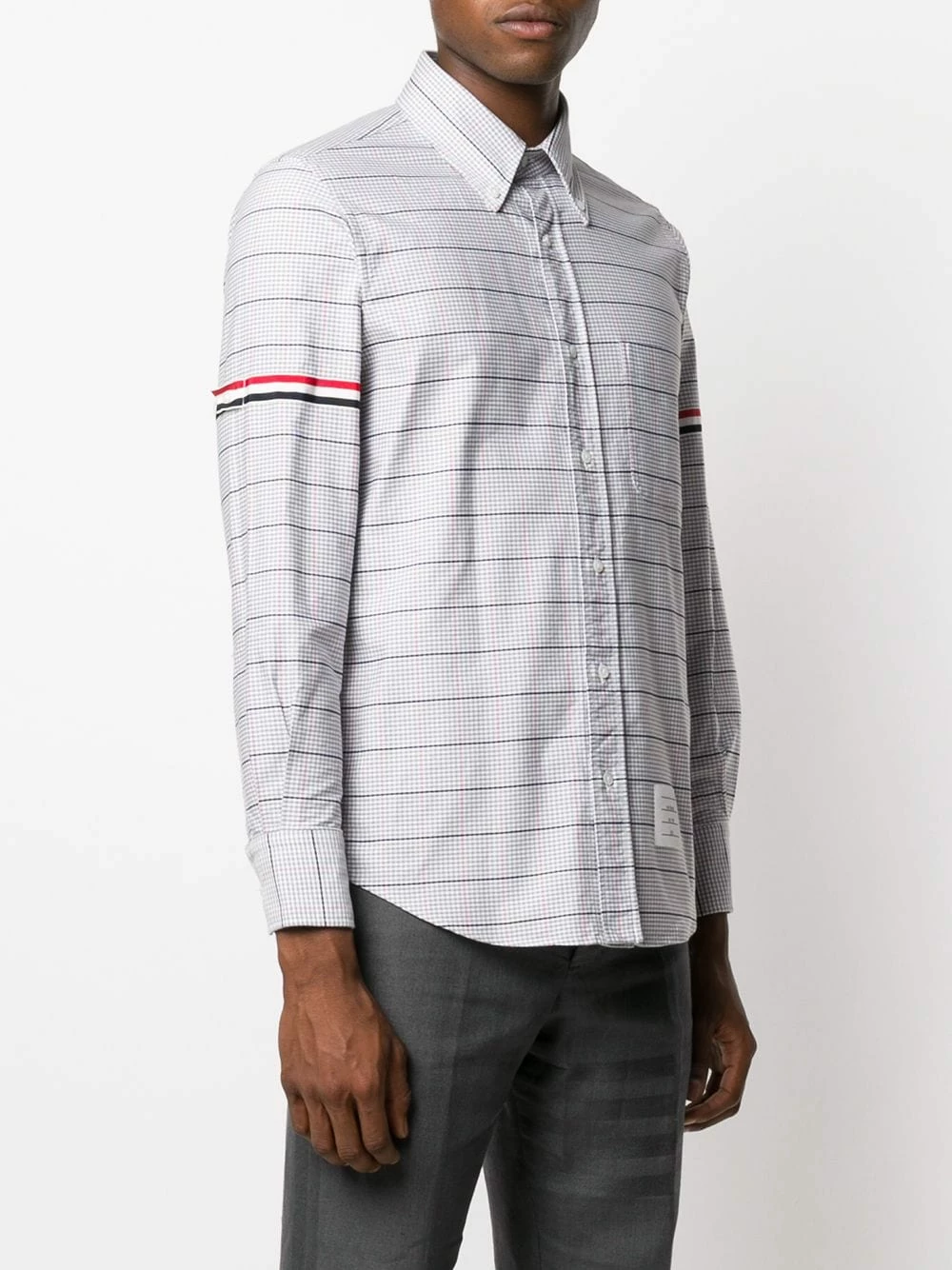 Thom Browne Check straight fit shirt shirts of men 3 Thom Browne check straight-fit shirt