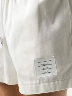 Thom Browne cotton shorts with drawstring waist