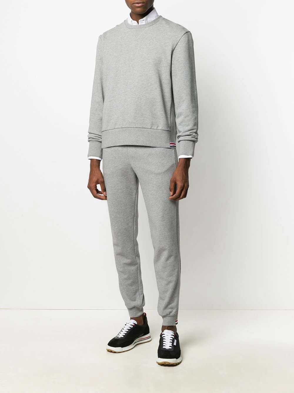 Thom Browne Loopback cotton tipped sweatshirt sweatshirts of men 2 Thom Browne loopback cotton tipped sweatshirt