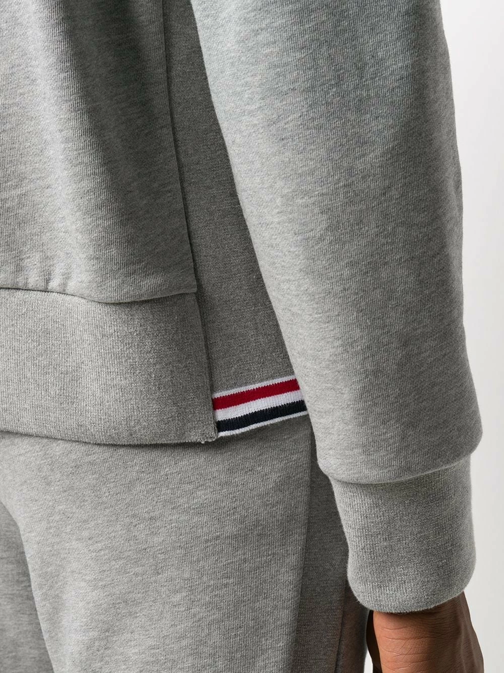Thom Browne Loopback cotton tipped sweatshirt sweatshirts of men 5 Thom Browne loopback cotton tipped sweatshirt