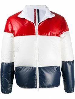 Thom Browne tricolour reversible funnel jacket