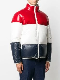 Thom Browne Tricolour reversible funnel jacket down jackets of men 8 Thom Browne tricolour reversible funnel jacket