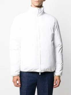 Thom Browne Tricolour reversible funnel jacket down jackets of men 11 Thom Browne tricolour reversible funnel jacket