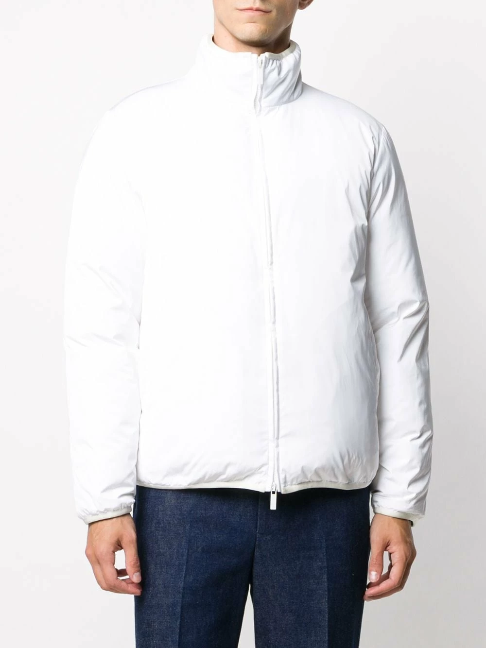 Thom Browne Tricolour reversible funnel jacket down jackets of men 6 Thom Browne tricolour reversible funnel jacket