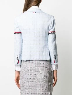 Thom Browne Frayed tweed blazer blazers of women 8 Thom Browne frayed tweed blazer