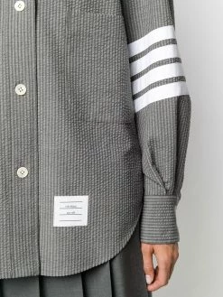 Thom Browne Crinkle stripe shirt tops of women 9 Thom Browne crinkle stripe shirt