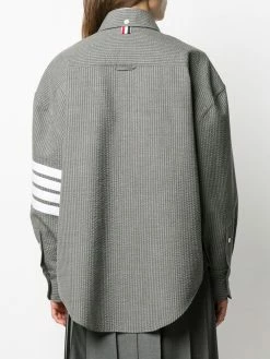 Thom Browne Crinkle stripe shirt tops of women 8 Thom Browne crinkle stripe shirt