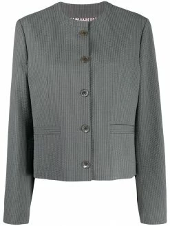 Thom Browne crinkle stripe jacket