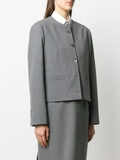 Thom Browne crinkle stripe jacket