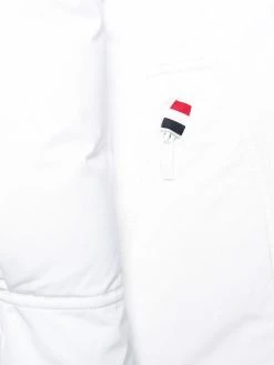 Thom Browne stripe detail down-filled parka