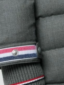 Thom Browne 120s twill funnel neck coat