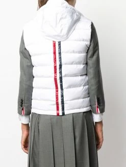 Thom Browne rear stripe padded gilet
