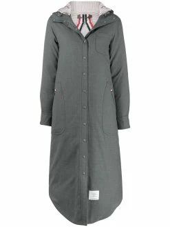 Thom Browne downfilled hooded coat