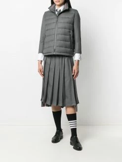 Thom Browne padded funnel neck vest