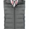 Thom Browne padded funnel neck vest