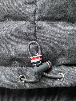 Thom Browne padded funnel neck vest