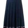 Thom Browne stripe-print box-pleat skirt