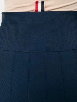 Thom Browne stripe-print box-pleat skirt