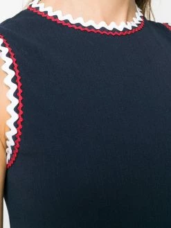 Thom Browne zigzag-trim shift dress