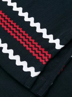 Thom Browne zigzag-trim shift dress