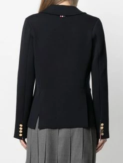 Thom Browne RWB bow single breasted jacket fitted jackets of women 8 Thom Browne RWB-bow single-breasted jacket