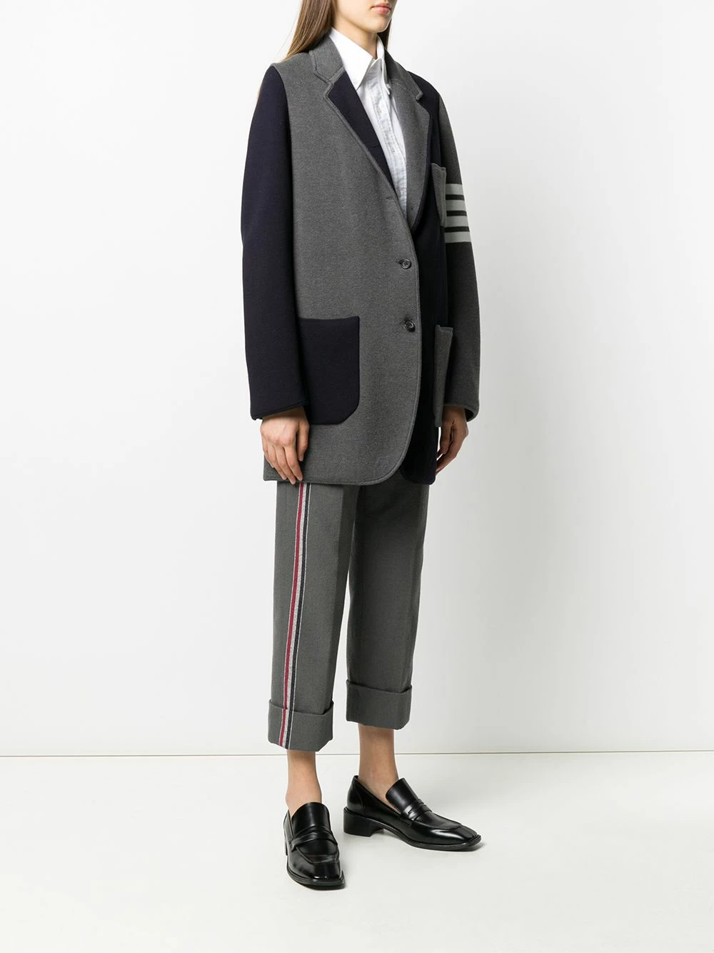 Thom Browne Fun Mix 4 Bar blazer blazers of women 3 Thom Browne Fun-Mix 4-Bar blazer
