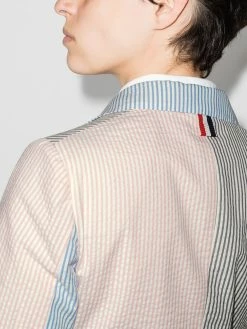 Thom Browne multi-panel striped blazer