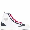 Thom Browne logo patch brogue sneakers
