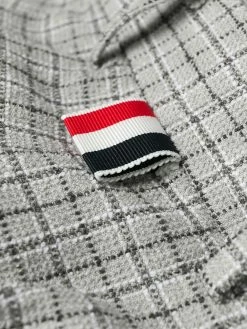 Thom Browne Check tailored trousers tailored pants of men 12 Thom Browne check tailored trousers