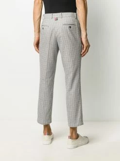 Thom Browne Check tailored trousers tailored pants of men 10 Thom Browne check tailored trousers