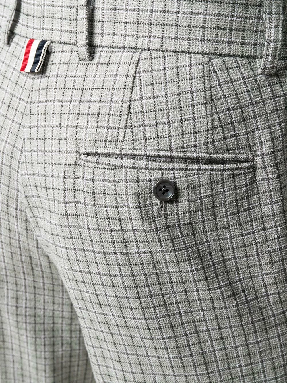 Thom Browne Check tailored trousers tailored pants of men 5 Thom Browne check tailored trousers