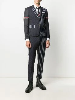 Thom Browne vertical-stripe sports blazer