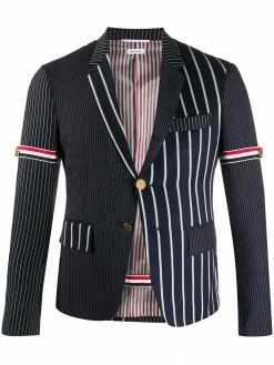 Thom Browne vertical-stripe sports blazer