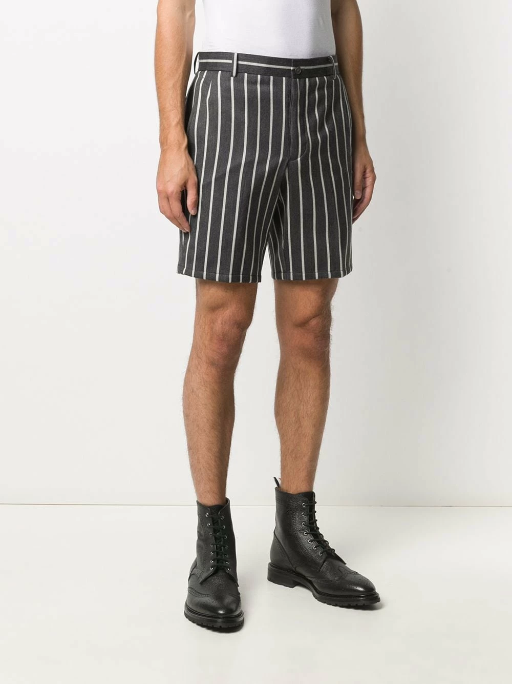 Thom Browne Striped chino shorts khaki shorts of men 3 Thom Browne striped chino shorts