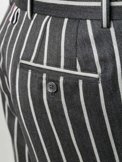 Thom Browne Striped chino shorts khaki shorts of men 9 Thom Browne striped chino shorts