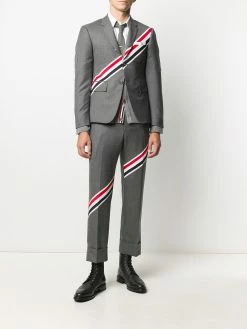 Thom Browne RWB-stripe cropped trousers