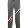 Thom Browne RWB-stripe cropped trousers
